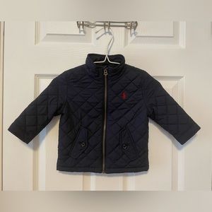 RALPH LAUREN Toddler Boy Size 18m Quilted Jacket